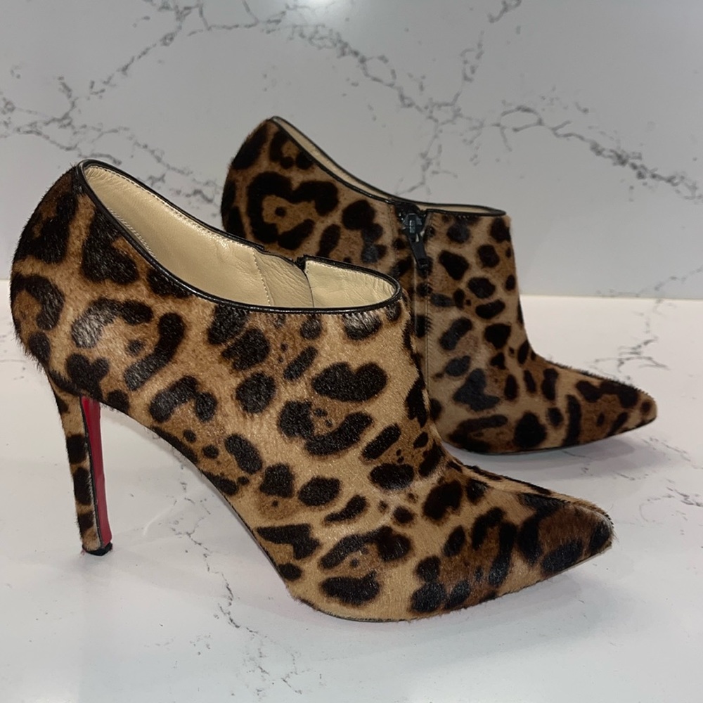 Christian Louboutin Ponyhair Ankle Boots size 39 1/2